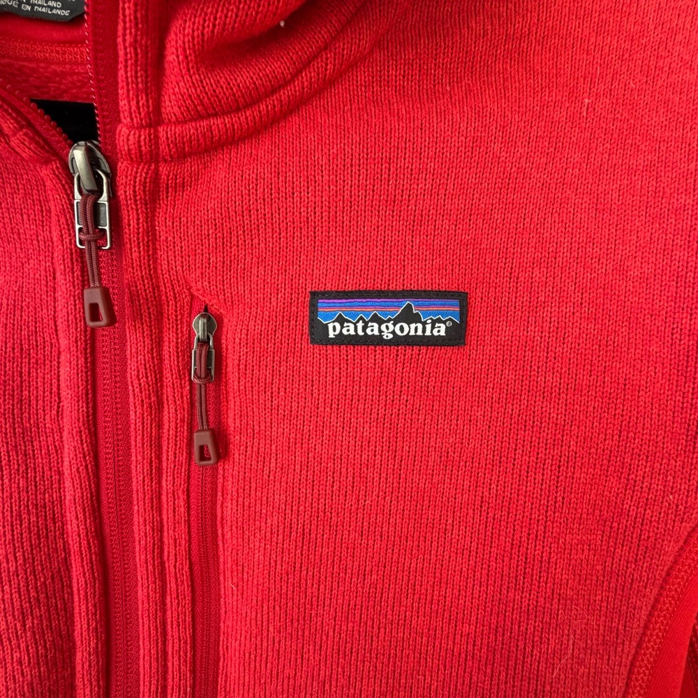 Patagonia Women’s Better Sweater Full Zip Jacket Red Size Medium Outdoor Fleece - Picture 6 of 12
